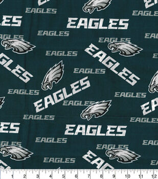 Fabric Traditions Philadelphia Eagles Pink NFL Cotton Fabric