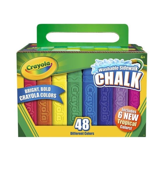 Crayola Chalk - Sidewalk 3d 4 1.00 Ct for sale online
