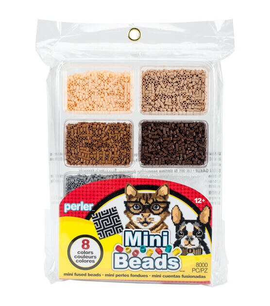 Perler 4000pc Neutral Mini Beads Tray