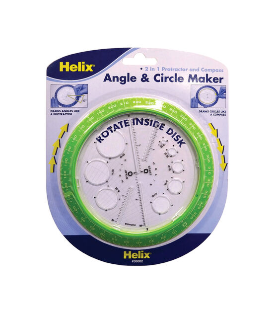 Helix® Clear 2X Magnifier Ruler, 12