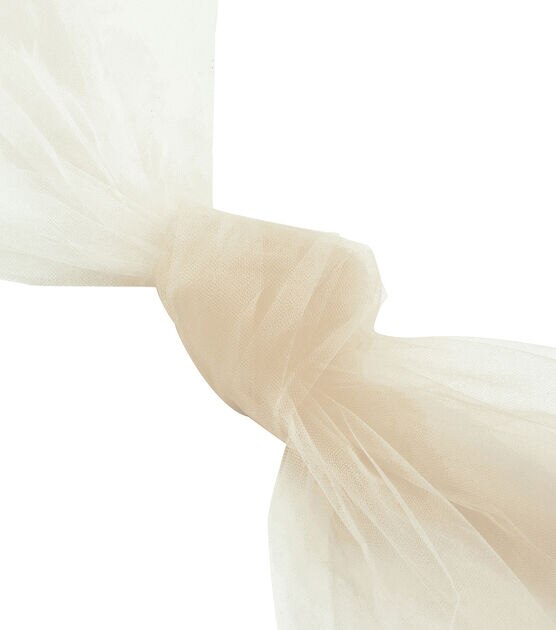 semi rigid white tulle fabrics