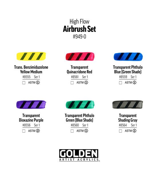 Golden High Flow Artist Acrylic Paints and Sets