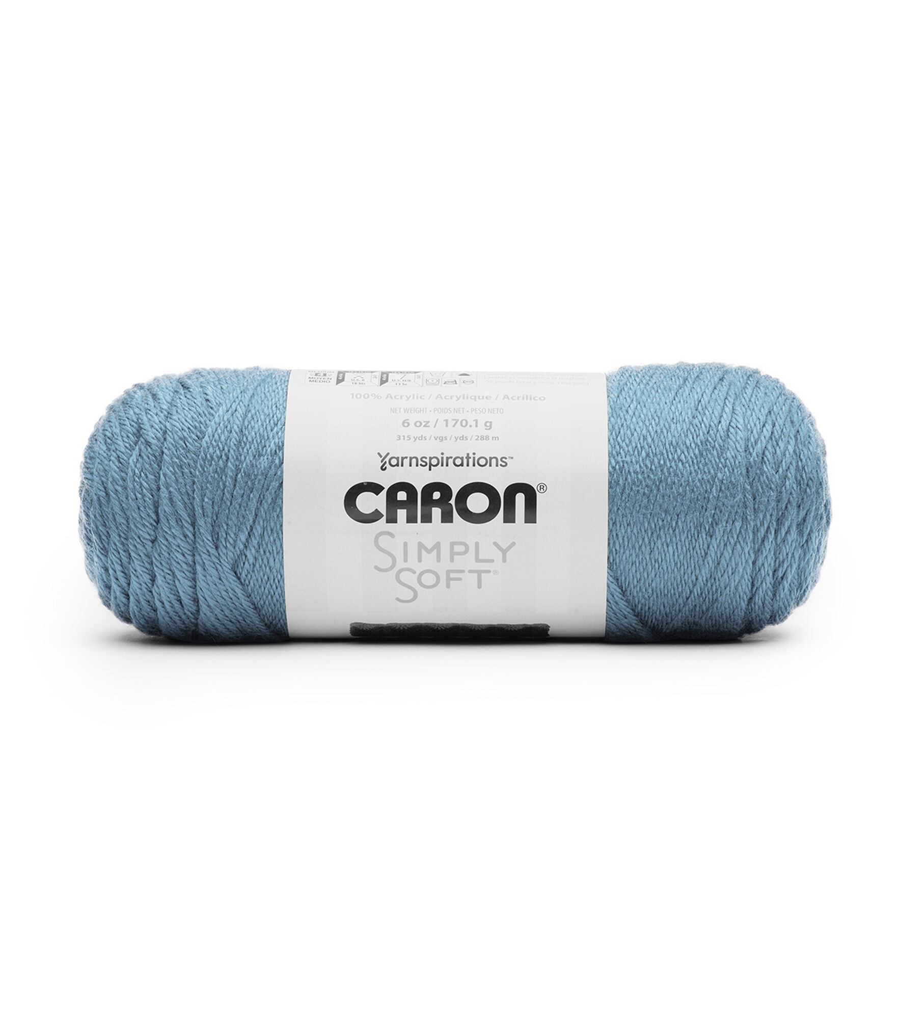 Caron Simply Soft 315yds Worsted Acrylic Yarn, Light Country Blue, hi-res