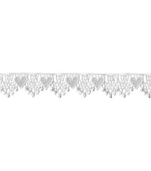 Wrights Chainette Fringe Trim with Sequins Black