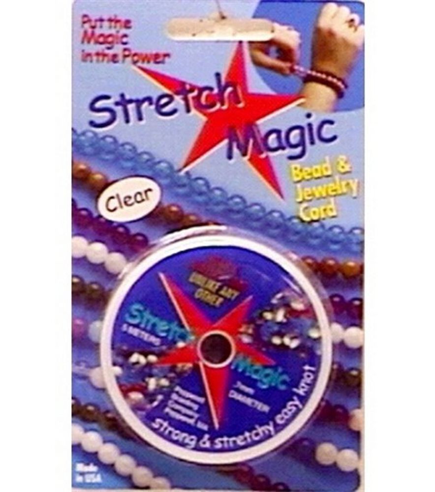 Stretch Magic Bead & Jewelry Cord .7mmX100m-Clear, 1 count - Kroger