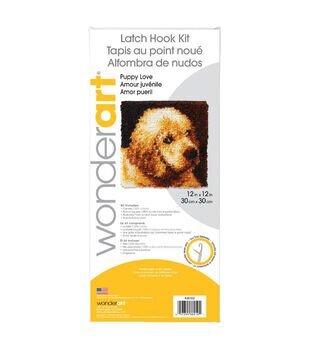 Wonderart Latch Hook Kit 15X20 Prize Kitty