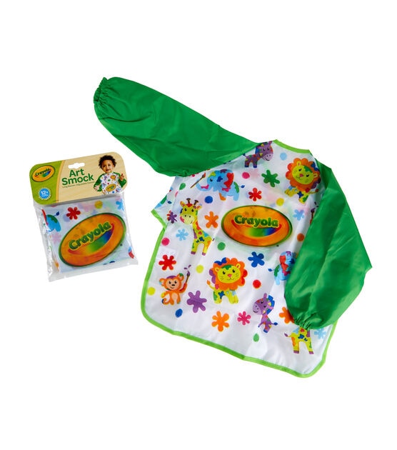 Crayola 17" x 14" Art Smock Elastic Cuffs With Long Sleeves