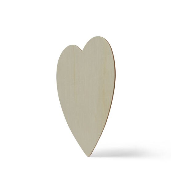 9 Beige Wood Heart by Park Lane