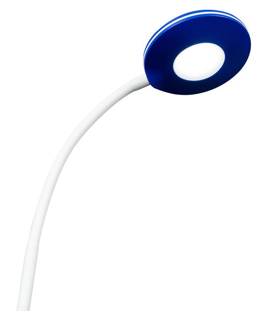 OttLite 15" Blue Adjustable LED Flexible Desk Lamp, , hi-res, image 3