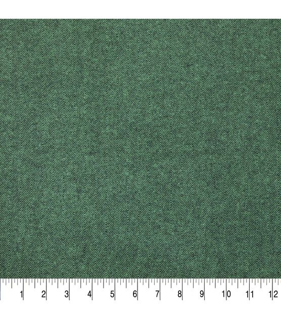 Green & Blue Tartan Plaid Brush Cotton Fabric