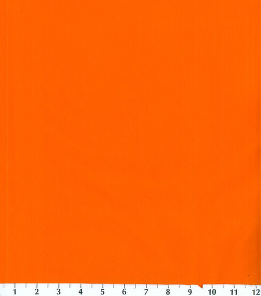 59" Solid Ripstop Nylon Fabric by Happy Value, Orange, swatch