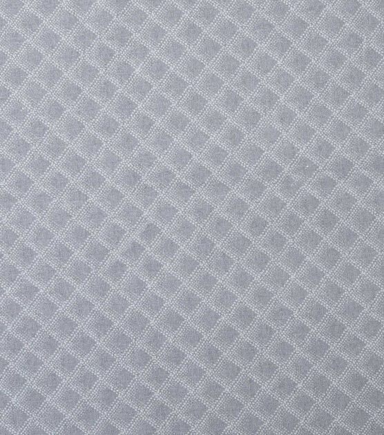 Gray Diamond Quilt Cotton Fabric by Keepsake Calico | JOANN