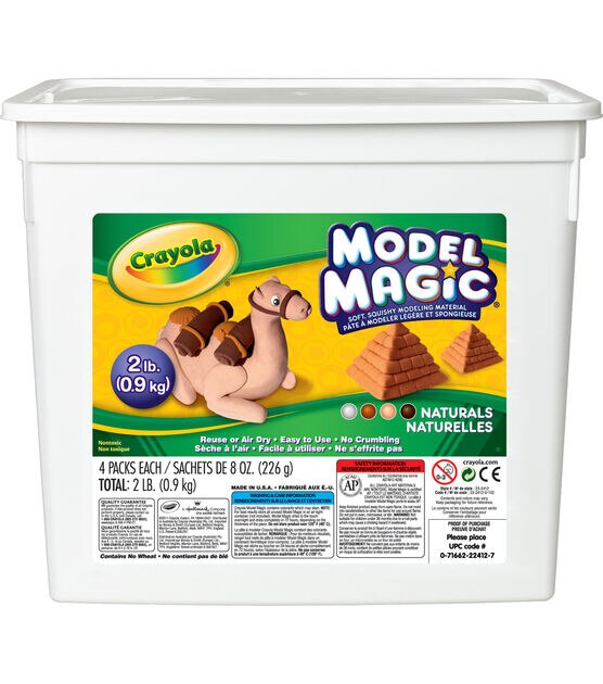 Crayola 2lbs Natural Model Magic Bucket