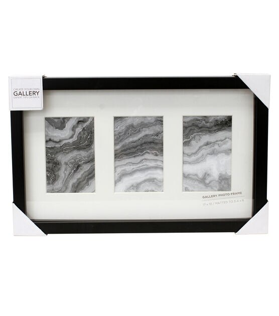 Complete Home Black Gallery Frame 4x6 4 inch x 6 inch Black