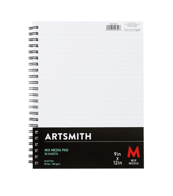 Medioevalis Artist Pad, Cream, 8x12 inches — Two Hands Paperie