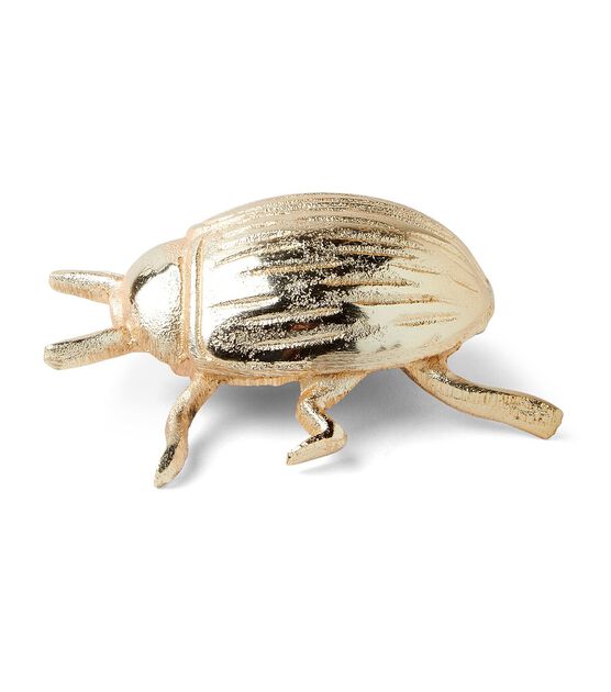5" Spring Gold Aluminum Beetle by Place & Time, , hi-res, image 4