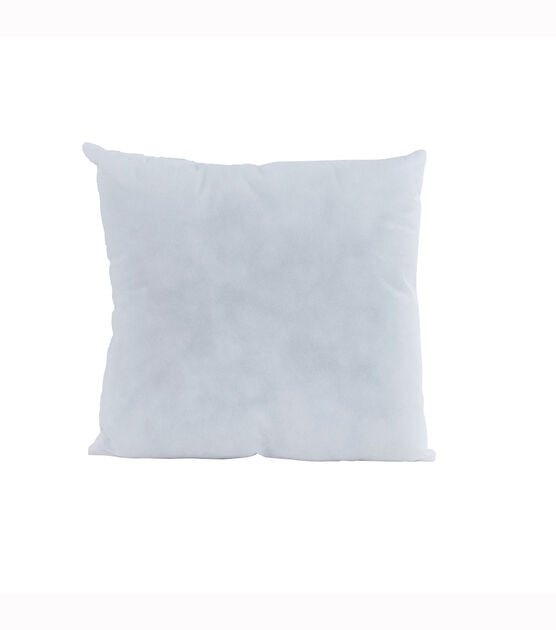 basic home 16x16 Decorative Throw Pillow Inserts-Down Feather Pillow  Inserts-Square-Cotton Fabric-Set of 2-White.