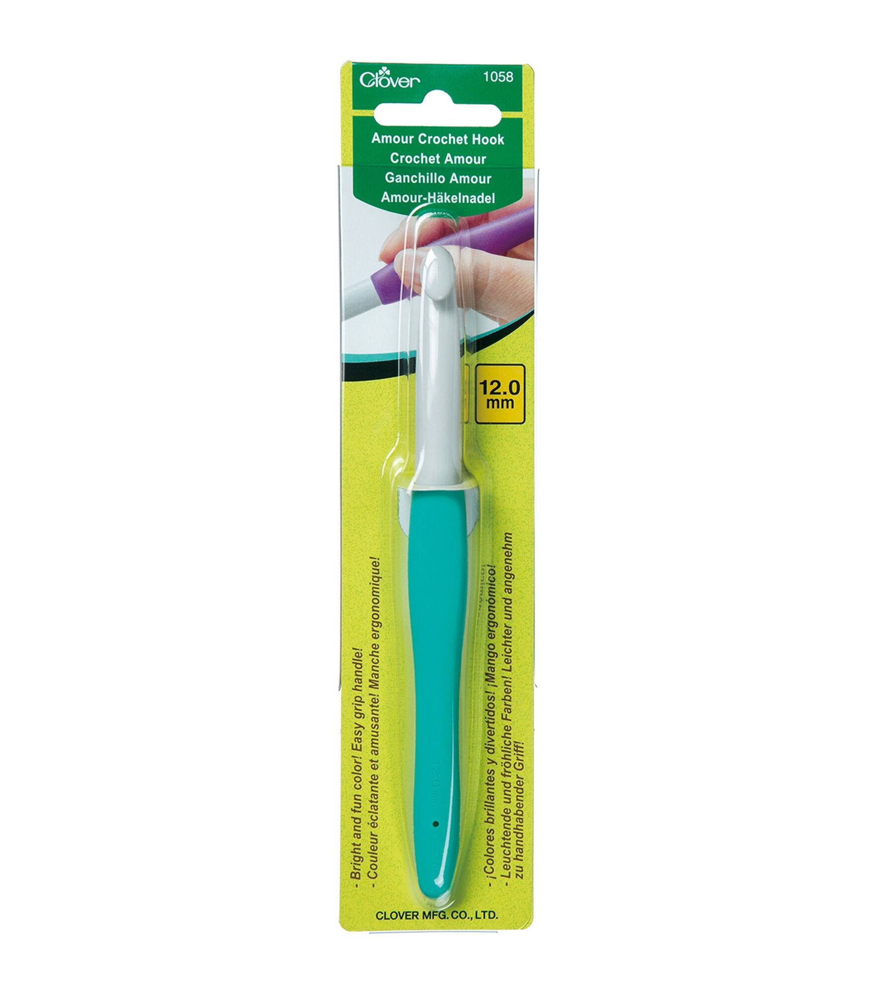 Clover Amour Crochet Hook, O/12mm, hi-res