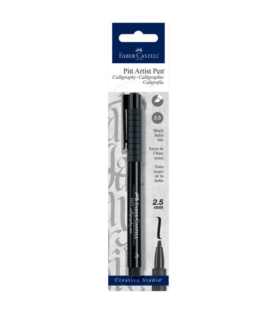 Faber Castell PITT Artist Pens Black 4pk