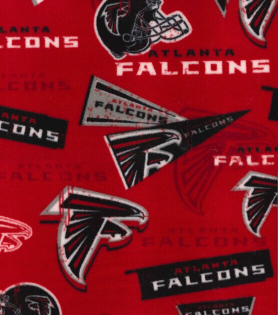 Fabric Traditions Atlanta Falcons Fleece Fabric Retro