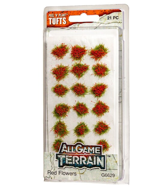 Woodland Scenics 21ct Red Flower Tufts