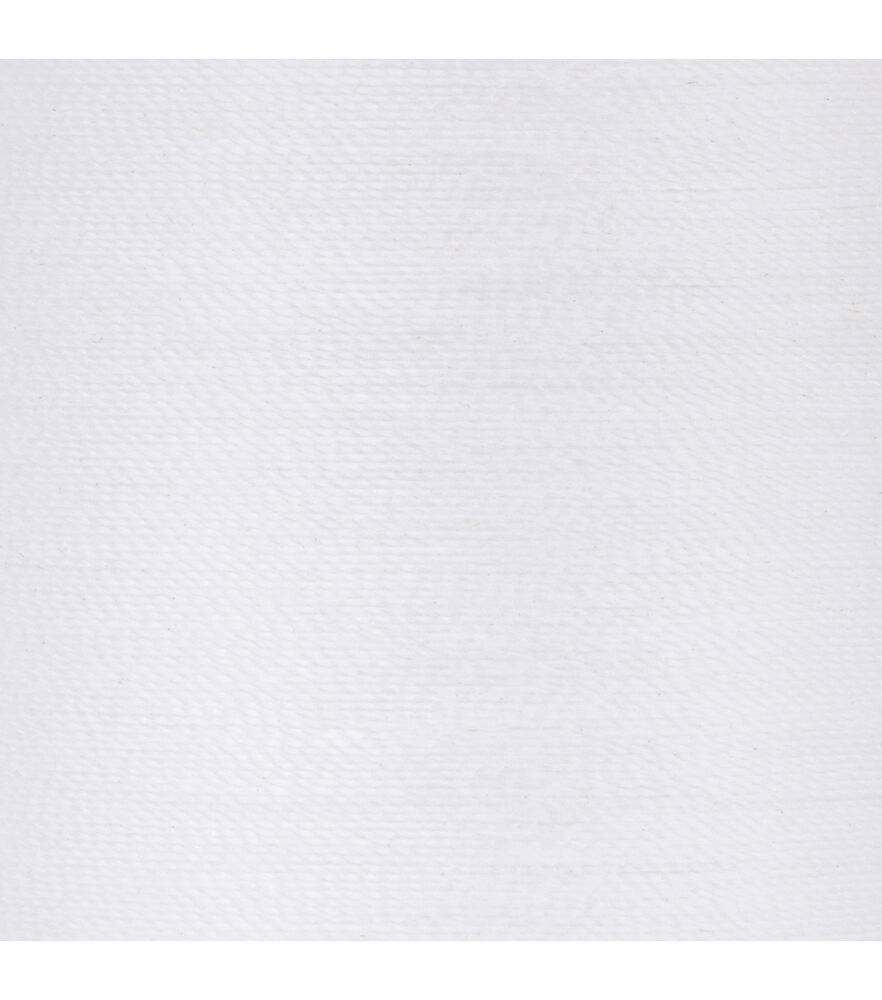 Coats & Clark 225yd DDXP 60wt Paper Piecing Thread, White, swatch, image 1