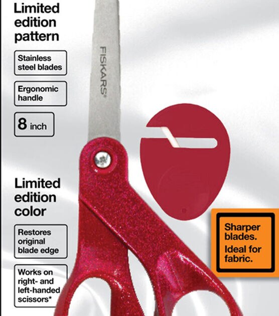 Fiskars 8 Right Handed Scissors - Limited Edition Pattern