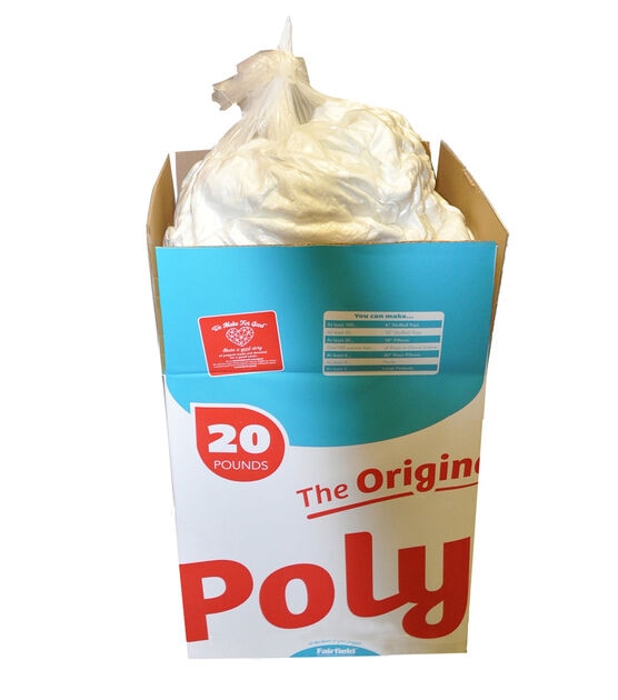 Poly-Fil Premium Polyester Fiber Fill 20lb box