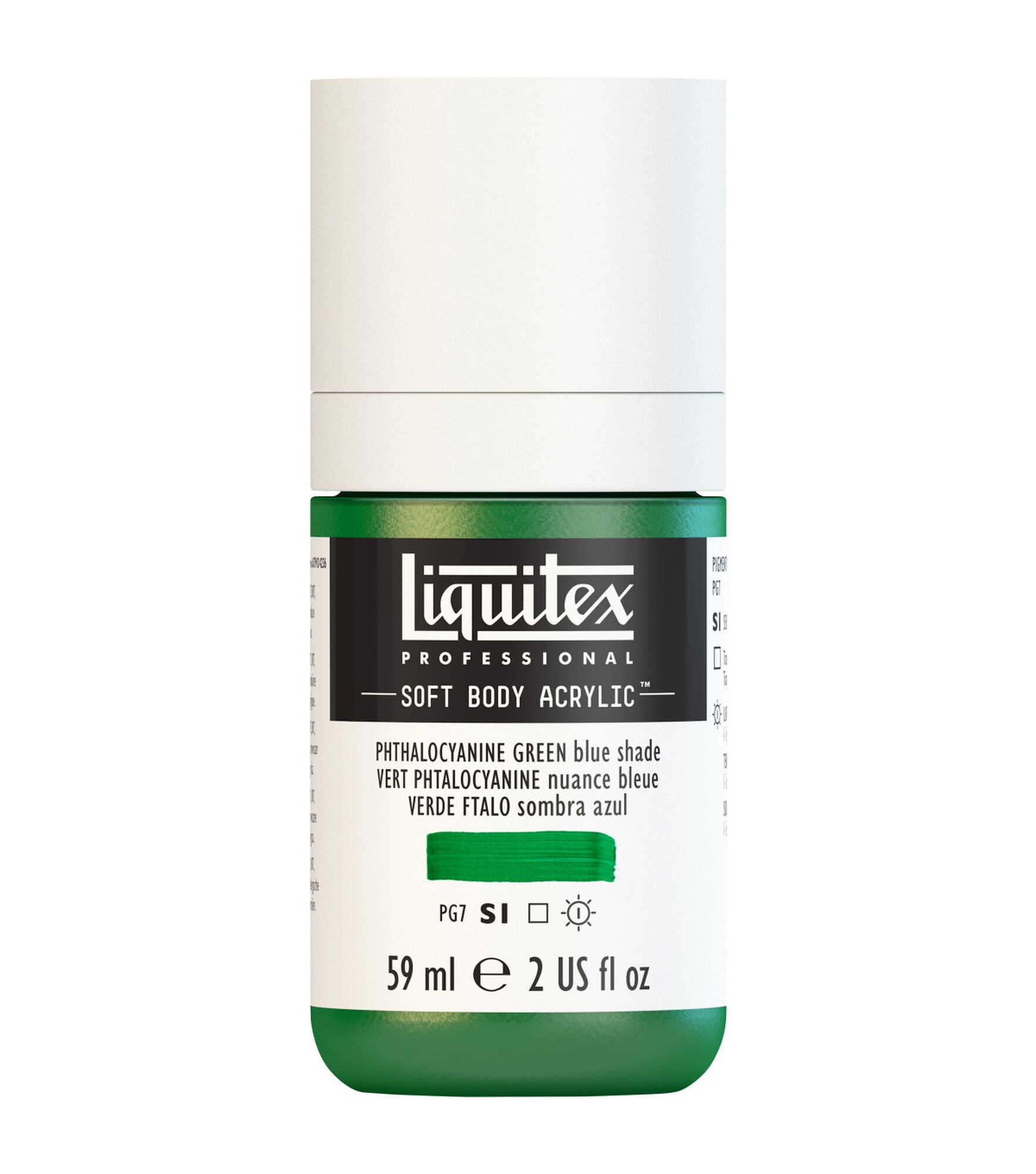 Liquitex Professional Soft Body Acrylic Color 2 oz, Phthalocyanine Green (yellow S, hi-res
