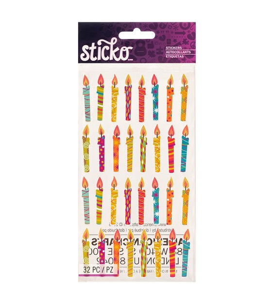 Sticko Stickers Birthday Candle Repeat