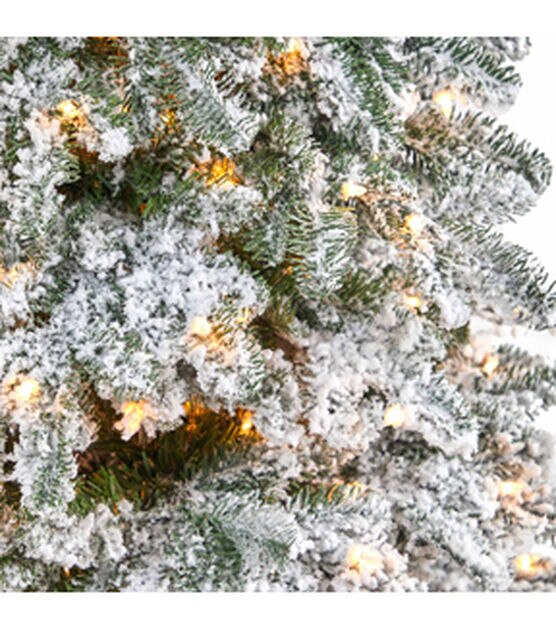 White Snow Spray Flocking Christmas Tree Artificial Snow Simulation  Encrypted Pvc Christmas Tree Ornaments New Year'S Gift