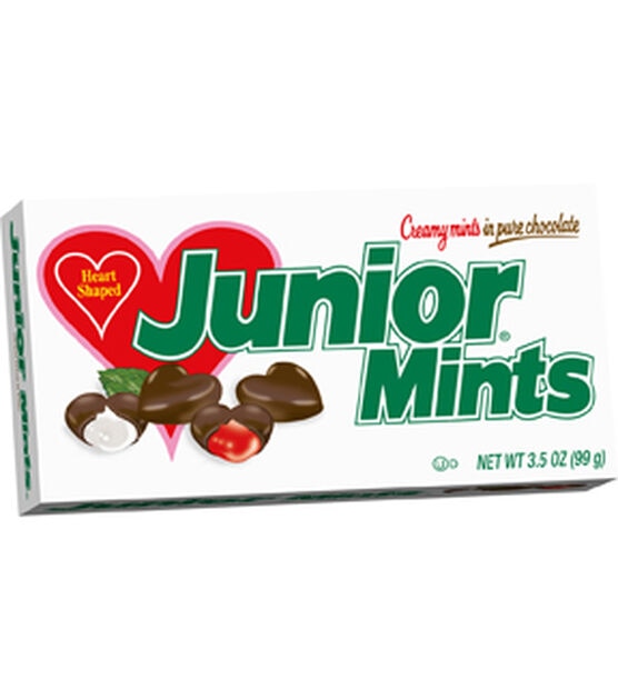 Junior Mints 3.5oz Heart Shaped Candy Theater Box