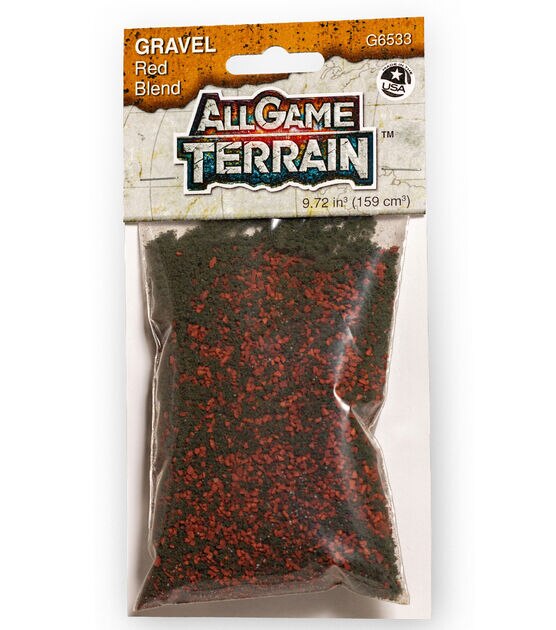 Woodland Scenics 10" Red Blend Gravel