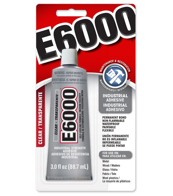 E6000 Clear Adhesive 3oz
