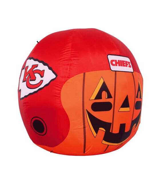 Sporticulture 4' NFL Kansas City Chiefs Inflatable Jackolantern Helmet
