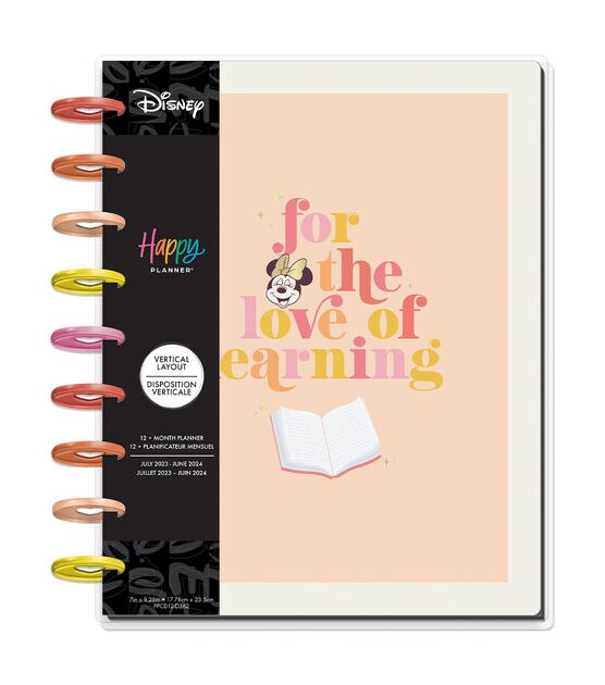 Happy Planner Classic 2023 Minnie Mouse Sunny Teacher 12 Month Planner, , hi-res, image 2