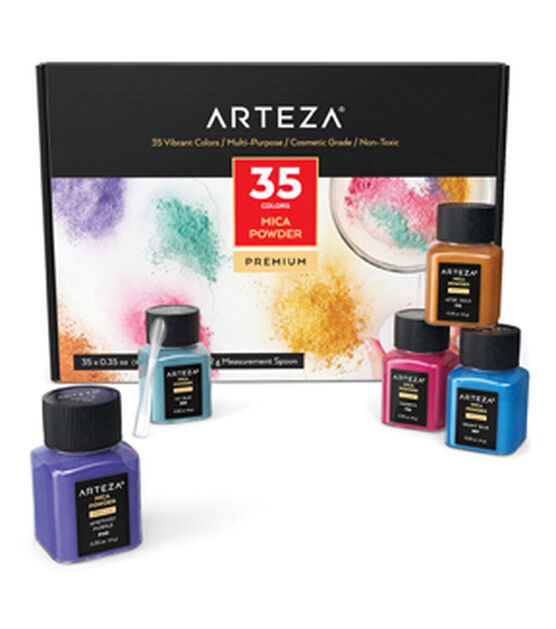 ARTEZA Acrylic Paint Set of 60 Colors 0.74 oz/22 ml Tubes includes 5  Metallic Colors Rich Pigments Non-Fading Non-Toxic Paints for Artist &  Hobby Painters Art Supplies for Painting 60 x 22ml (