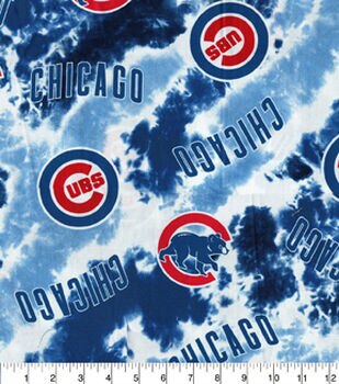 Chicago Cubs Vintage Cotton Fabric MLB Fabric Sykes Premium 