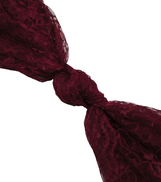 JoJo Creations Fabric laces for all types of fabrics (Maroon) : :  Home & Kitchen