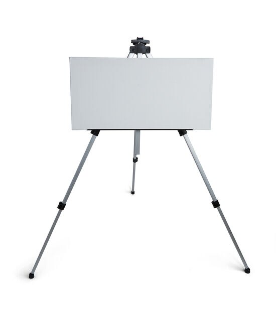 65 tall Metal Easel Collapsible Tripod Stand - Black