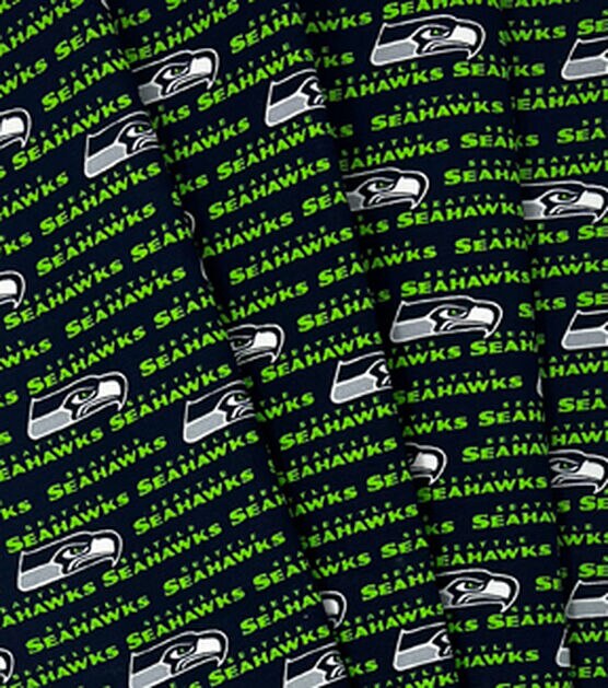 NFL Blue Seattle Seahawks Cotton Duck Canvas, , hi-res, image 3