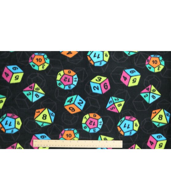 Neon Gaming Accessories Anti Pill Plush Fleece Fabric by Joann