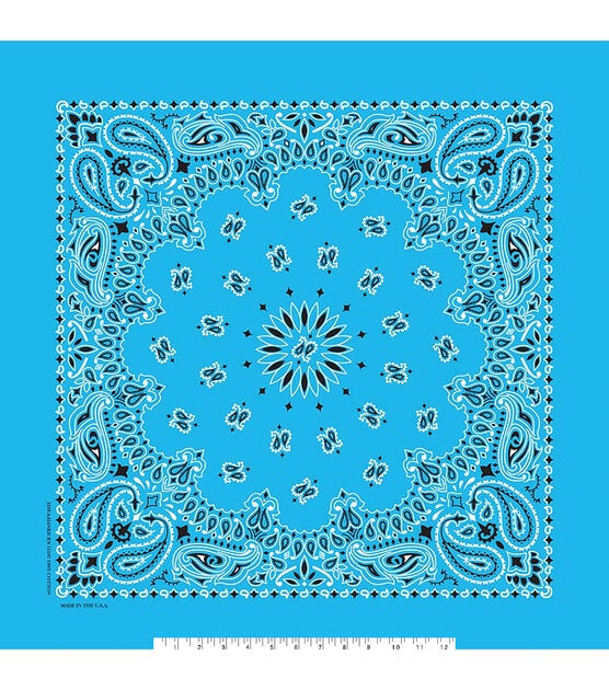 22" x 22" Cotton Paisley Bandana, , hi-res, image 20