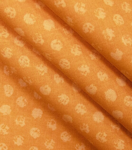 Dots on Orange Cotton Fabric by Keepsake Calico, , hi-res, image 3