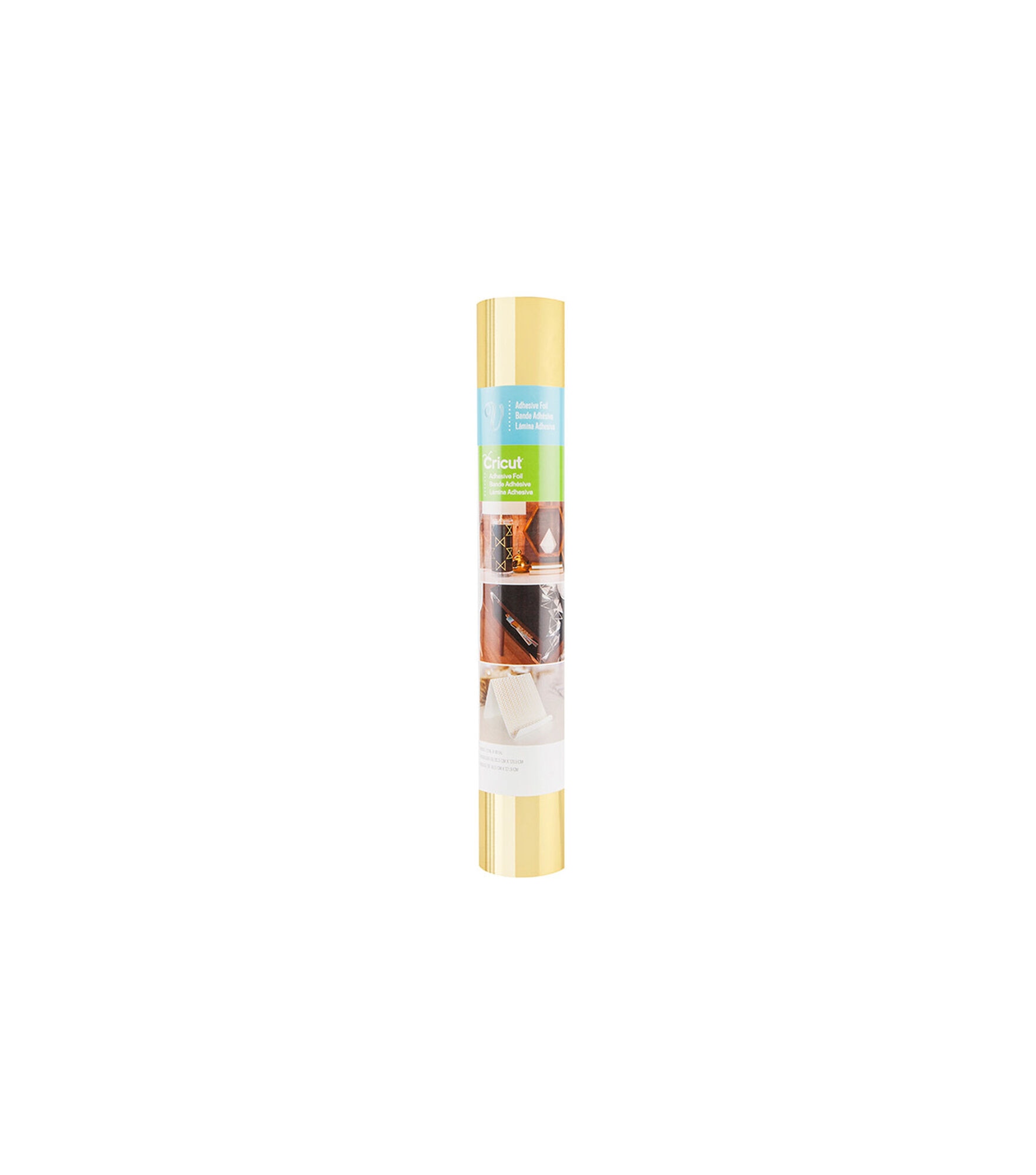 Cricut 12" x 48" Metallic Adhesive Foil Roll, Gold, hi-res