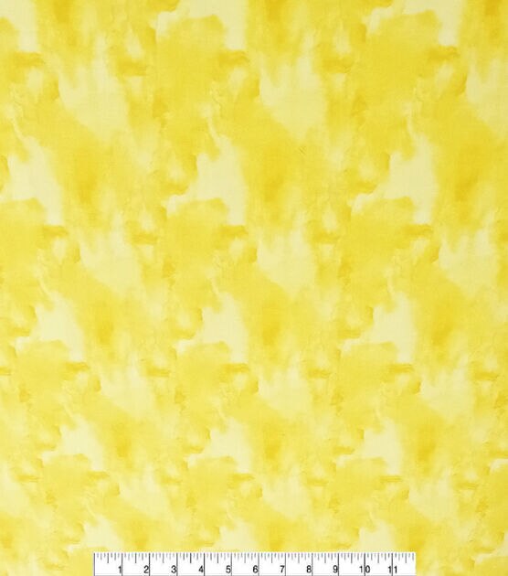 Yellow Watercolor Cotton Fabric by Keepsake Calico, , hi-res, image 2