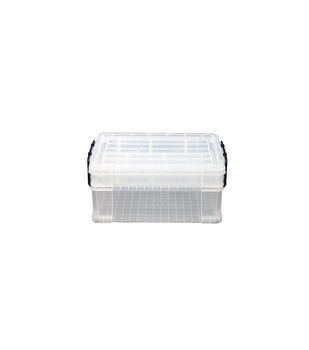 JustKraft Multipurpose Plastic Storage Box | 11.5x7.5x3 cm | 6 Slots