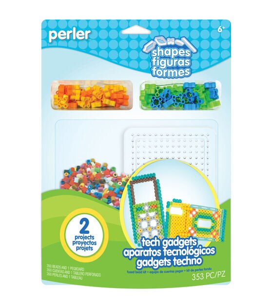 Perler Fuse Bead Activity Peg Boards, 7 Multicolor Pegboards and