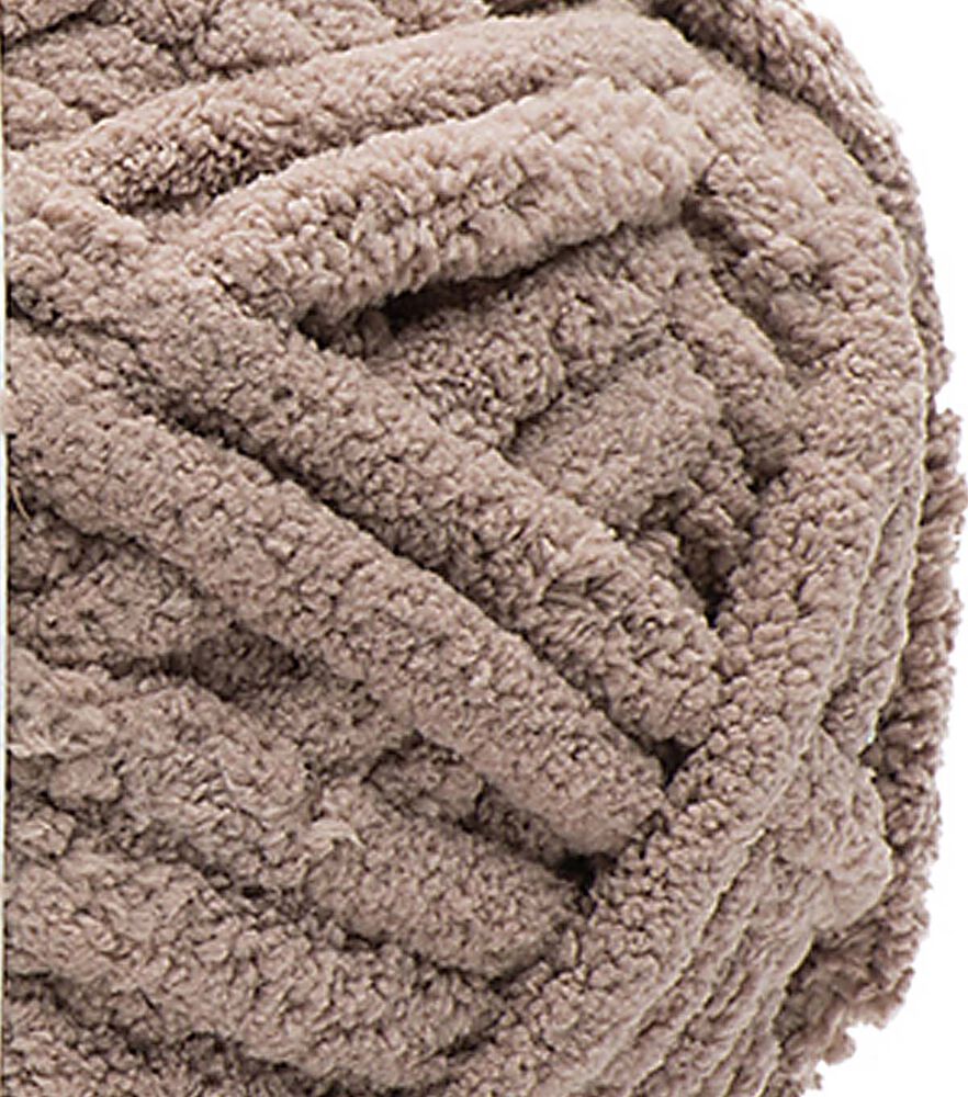 Bernat Blanket Extra 97yds Jumbo Polyester Yarn, Mushroom, swatch, image 22