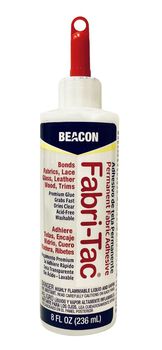 BEACON FABRI-TAC Glue for fabric - 1oz SQUEEZE TUBE USA SHIPPING